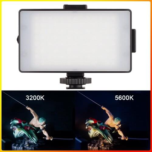 K104 Portable LED Fill Video Light 3200K-5600K 1800mAh Rechargable Battery for video Conference Lighting Fill Light