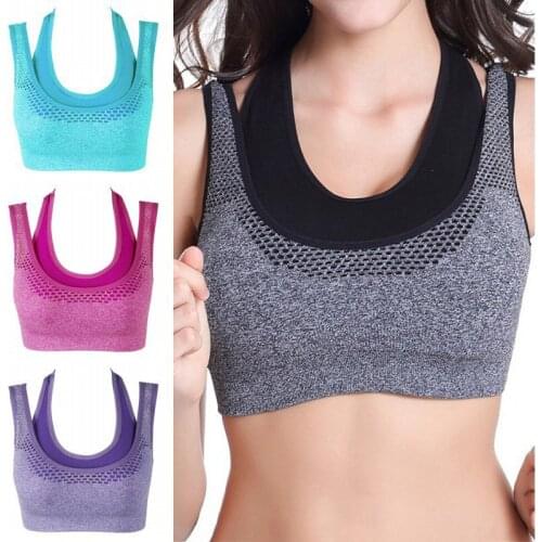 Two Pieces With Chest Pad sports bra for women gym Quick-drying Breathable Yoga Fitness Without Steel Ring Sports Underwear Bra