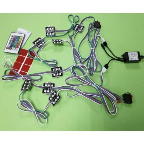 8X 12V led flashlight White LED Universal Truck Bed/Rear Box Lighting Light Pickup 48LED for nissan NP300 All pickup truck type