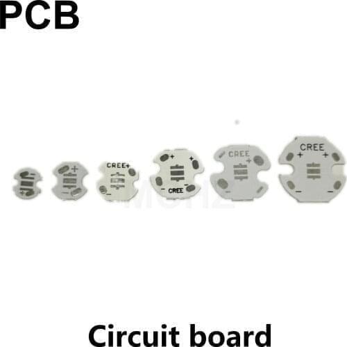 500pcs CREE 3535 5050 7070 ETI XTE XPG 20W LED Emitter Diode can replace Cree MKR MCE XHP50 XHP70 LED light with 20mm PCB