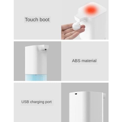 Automatic Foaming Soap Dispenser Liquid Soap Pump Rechargeable No Touch B
