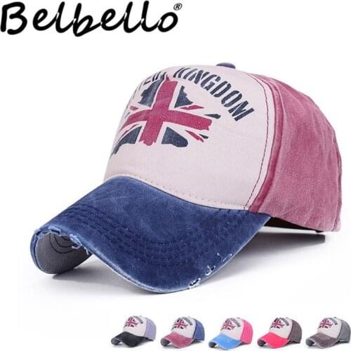 Belbello New style Spring ladys sunshade cap Mens Trend cotton Alphabetic baseball cap LoversSunscreen Caps in Summer