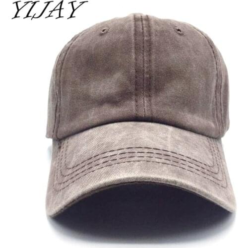 Cotton adjustable solid color gorras snapback washed baseball cap mens casquette bone cap sportcap hip hop flat hat for women