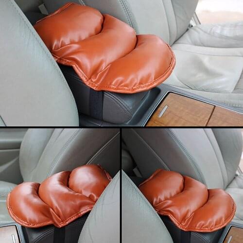 Car Armrests Cover Arm Rest Seat Box Pad Protective Case Soft PU Mats for Audi A-series C-series S-series SQ-series RS-series Q3