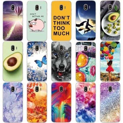 Painting Case For Samsung Galaxy J2 2018 J250 SM-J250F Soft Silicone Back Phone Case For Samsung J2 Pro 2018 Case Cover Fundas