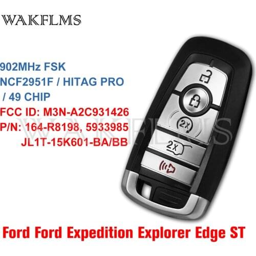 For Ford Expedition Explorer Edgs ST 2018 2019 2020 Smart key car key 902MHz M3N-A2C931426 164-R8198 5933985 JL1T-15K601-BA/BB