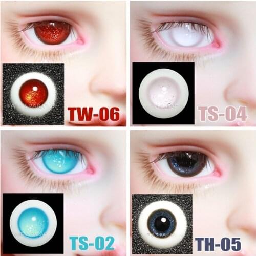 1/6 1/4 1/3 Scale BJD Make Up Accessories Doll 12mm 14mm 16mm Glass Eyeball For SD YOSD MSD SD13 SSDF Uncle C0991