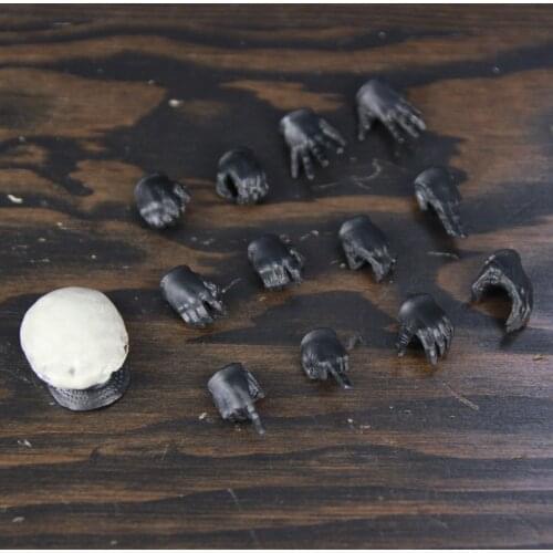 Skulls Heads & Accessories For 6" Action Figure Toys Satchel Backpack Hat Hands Pink Gold Silvery Purple Black Red Skull Head