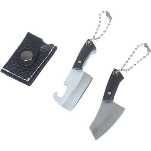 StainlessSteel Pocket Folding Knife Portable Key Ring Camping Mini Peeler Keychain Tactical Rescue Survival Outdoor Hunting Tool