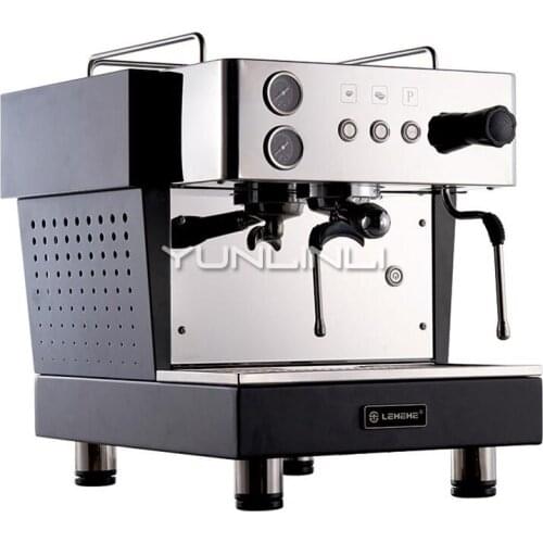 Commerical Office Espresso Coffee Machine Fully-Automatic 2400W Steam High Pressure Italian Coffee Maker E1