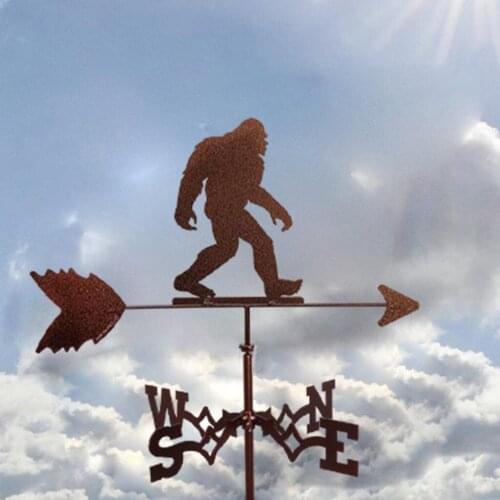 Weathervane Weather Vanes Roofs Retro Garden Stake Weather Vane Measuring Tools Outdoor Roof Decoration Architecture Decor Craft