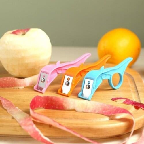 Multi-functional Apple Peeler Kitchen Tool Plastic Ring Fruit Peeler Orange Convenient Peeler Exquisite Compact Peeling Knife