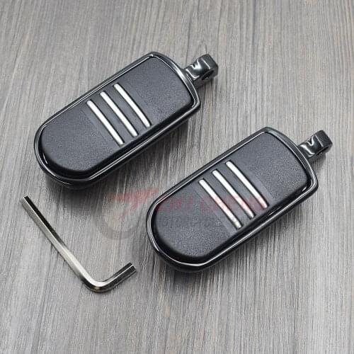 Motorcycle Footrest Footpeg Foot peg For Touring Dyna Heritage Softail Iron XL 883 Sportster 883 1200 XL883 XL1200 Street 750