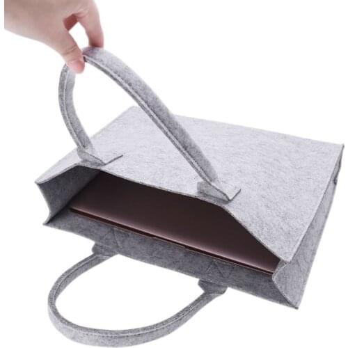 Portable Felt Fashion Handbag Purse Handbag Large Capacity Organizer Shoulder Bag