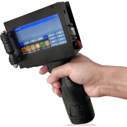 Hand-held Inkjet Printer Production Date Automatic Device Spray Code Label Equipment Large Font Carton Bag Packaging Mark Tool