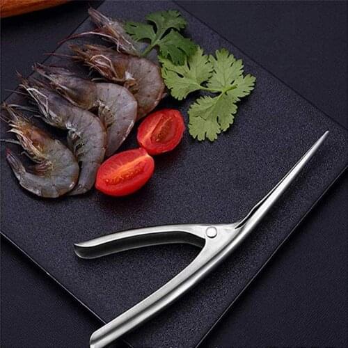 Stainless Steel Peeling Crayfish Shrimp Peeler Prawn Deveiners Shrimp Peeler Peeling Shrimp Tool Pe Artifact Device Fishing Y1K4