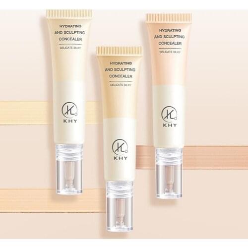 Moisturizing Concealer Light Liquid Foundation Cover Dark Circle Non-stick Powder Primer Concealer Cover Pores Acne Makeup New