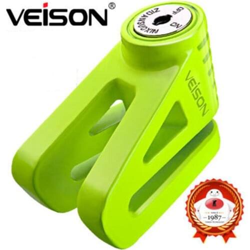VEISON DX7 Motorcycle Lock Scooter Bicycle Bike Disc Brake Lock Motorbike Brake Safety Anti-Theft Accessories Anti-Theft Padlock