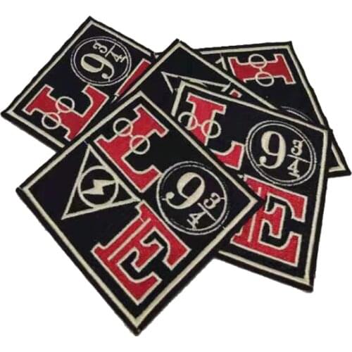 Magic Academy Iron on Patches Appliques for Jackets Stickers Diy Anime Sew on Patch for Clothing Embroidered Badge