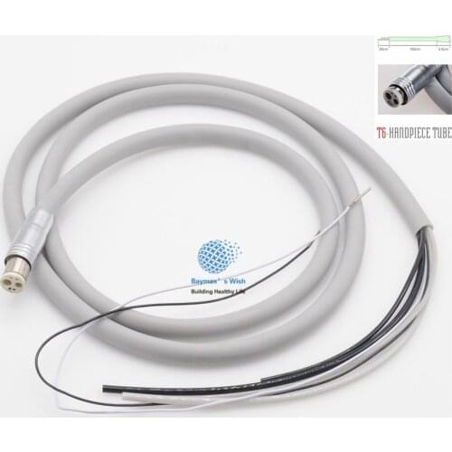 Dentist Silicone 6 holes Tubing Tube Hose for High Speed Fiber Optic Handpiece