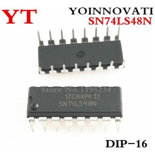 10pcs/lot SN74LS48N SN74LS48 74LS48 DIP16 IC Best quality
