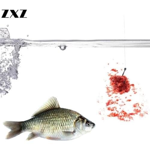 A BITE OF RICE 130/200pcs Carp Fishing Live Bait Smell Crucian Baits Red Worm Aroma Taste Inserted Particle Lure Accessories T4