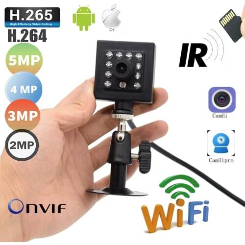 720P 960P 1080P 3MP 5MP Audio Night Vision HD Network Wireless Mini IP Camera Security P2P CCTV POE Wifi IP Kamera TF Card Slot