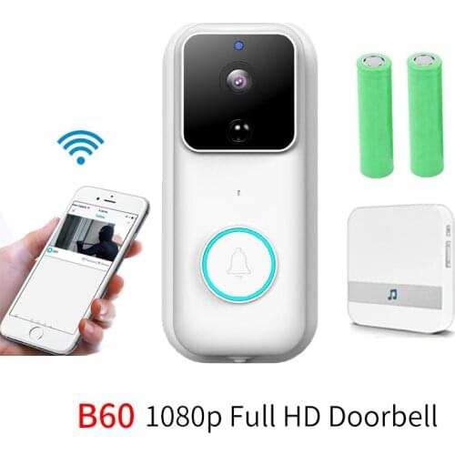 Anytek B60 1080P Full HD Wireless Intercom Night Vision Cloud Storage WIFI Security Camera Smart Video Door Chime Doorbell