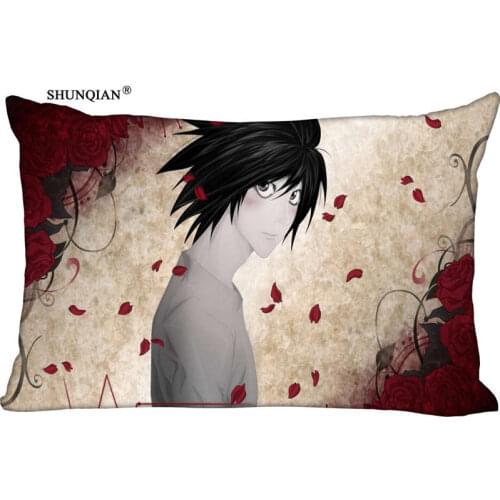 Death note Pillow Case (Two sides) New arrival Custom Zippered Rectangle soft Pillow cover Home Textile
