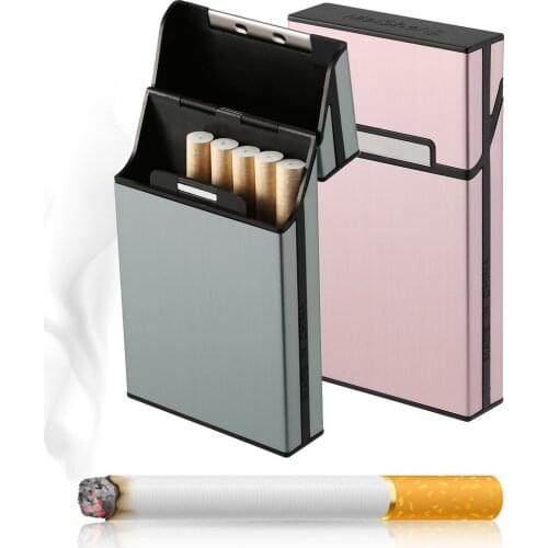 7 Types Cigarette Boxes Personality Light Cigarette Case Fashion Cover Portable Man/Woman Cigarette Storage Container Sleeve