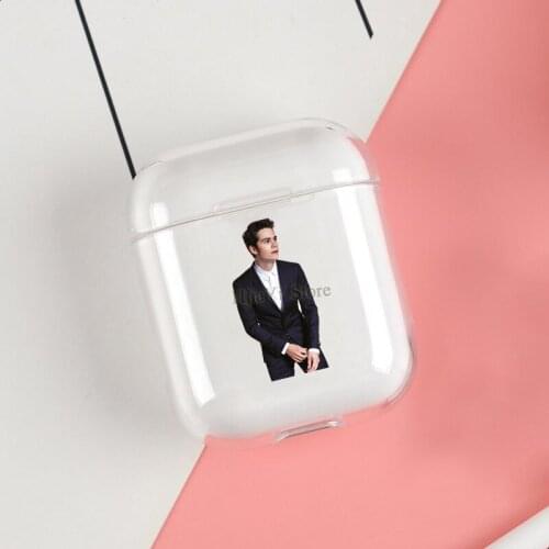 Dylan O'Brien Suit Cases For Apple AirPods 1 2 Case Clear Wireless Bluetooth Earphone Case Protective Shell