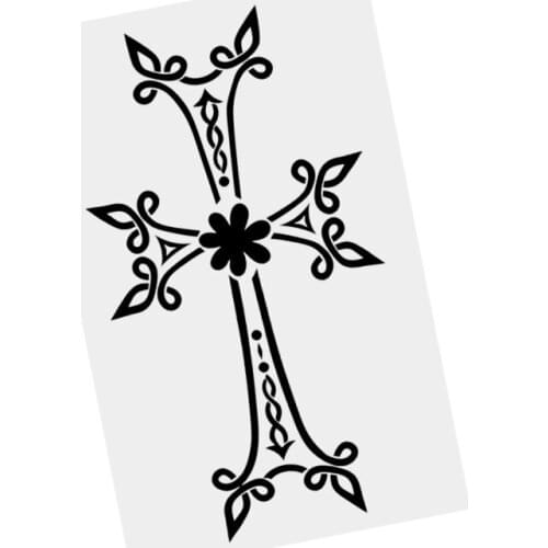 S51666# Various Sizes/Colors Car Stickers Vinyl Decal Cross Motorcycle Decorative Accessories Creative