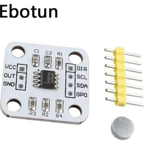 AS5600 magnetic encoder magnetic induction angle measurement sensor module 12bit high precision For aduino