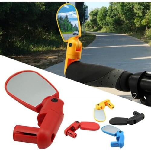 Mini Bike Mirrors Rotate Flexible Bike Bicycle Cycling Rearview Handlebar Mirror Bike Rearview Mirror For Bicycle Accessories