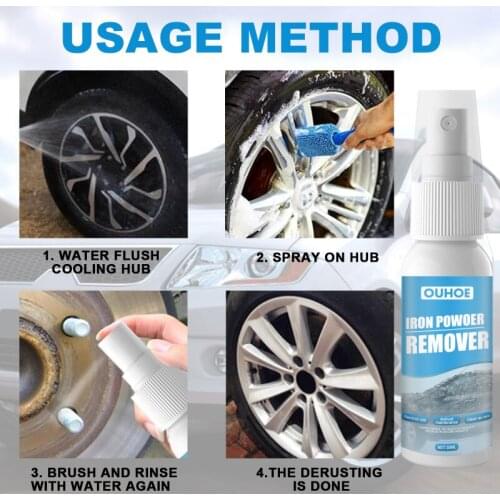 Multi-Purpose Rust Remover Spray Metal Surface Chrome Paint Car Maintenance Iron Powder Cleaning Super Rust Remover