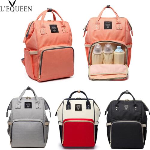 Fashion Brand Large Capacity Baby Bag Travel Backpack Designer Nursing Bag for Baby Mom Backpack Women Carry Care Bags