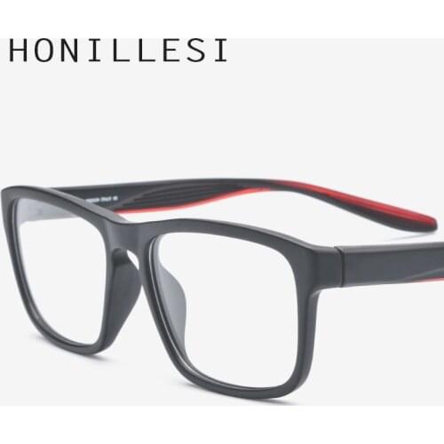 TR90 Eyeglasses Frame Men Sports Prescription Eye Glasses Women Outdoor Oversize Square Spectacles Myopia Optical Eyewear 1009