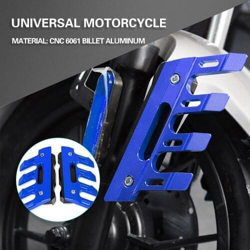Front Fender Side Protection Guard Mudguard Sliders for YAMAHA XSR900ABS XT1200 XT1200Z XT1200ZE XT225 XT250 XT250X