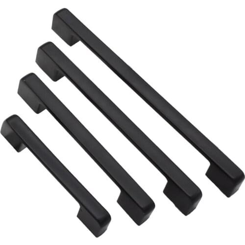 Cabinet Handles Kitchen Door Handles Drawer Knobs Aluminum Alloy Wardrobe Door Handles Brushed Modern Style Furniture Hardware