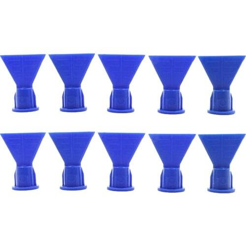 ABSF Wave Shape Silicon Cone For Cartridge Caulking Spare Part Nozzle Spray Tip For Sealant Dispenser Syringe Accessory 10Pcs/Lo