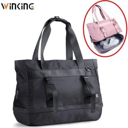 New Polyester Foldable Travel Bags Unisex Large Capacity Bag USB Charing Luggage Women WaterProof Handbags Men Travel Bags