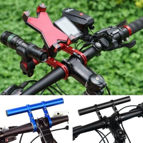 Handlebar Extension Mount Bicycle Bike Handle Bar Bracket Extender Holder(black)