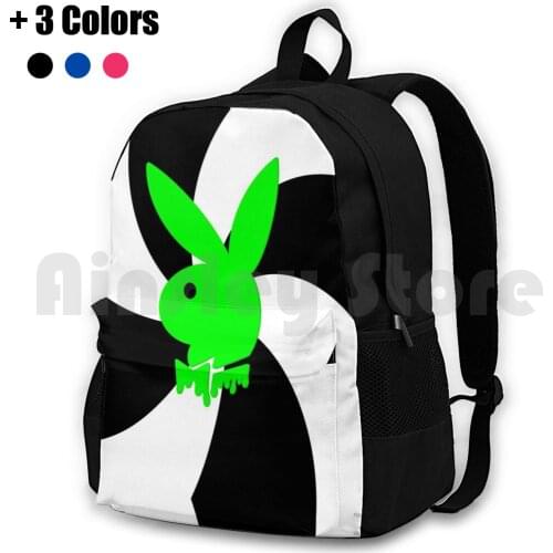 Drip Phone Case Outdoor Hiking Backpack Waterproof Camping Travel Vintage Neon Sign Cute Aesthetic Bunny Logo Model Neon Pink