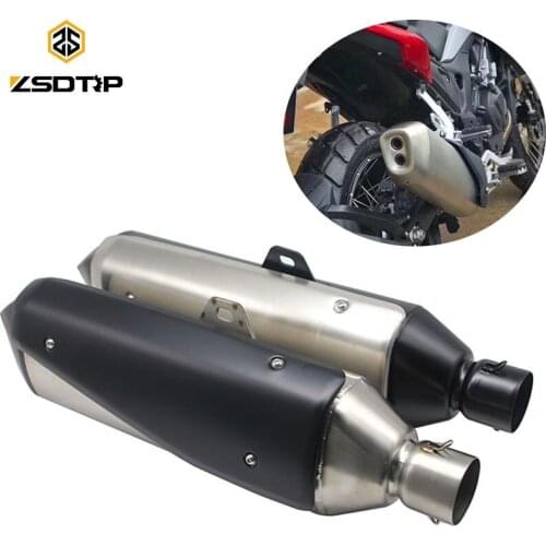 ZSDTRP For BMW G310GS Motorcycle Exhaust Pipe Moto Bike Pot Escape For Honda CBF1000 KTM 1290 SUPER BMW S1000XR Benelli TRK502