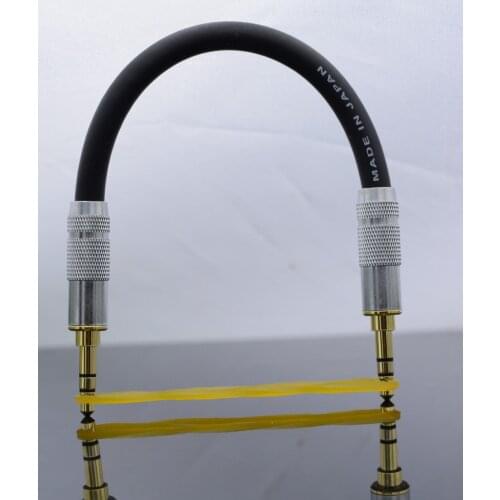 1PCS 3.5mm headphone plug HIFI record wire AUX Cable 10cm length