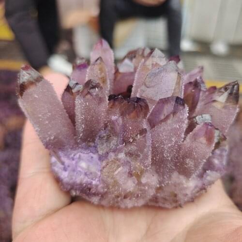 1pcs natural Amethyst cluster raw stones geode reiki healing quartz crystal minerals gemstone remove negative energy