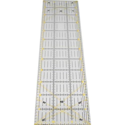 1 Pcs 15 * 60cm Sewing Patchwork Ruler 3mm Thick Transparent Patchwork Foot Handmade Diy Essential Dedicated Patchwork Tools