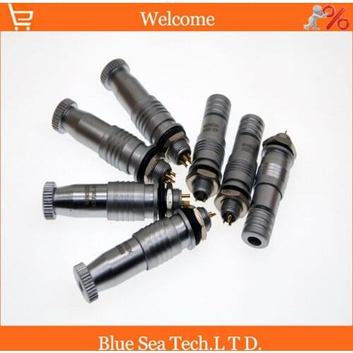 10 PCS 2Pin/3Pin/4Pin/5Pin 6mm/7mm mic circular connector kit XS6 XS7 Aviation plug interface