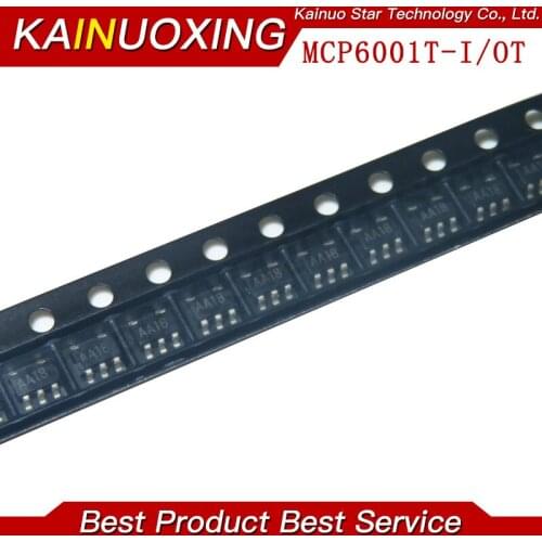 10PCS MCP6001T-I/OT SOT23-5 MCP6001T-I SOT23 MCP6001 SMD MCP6001T new original