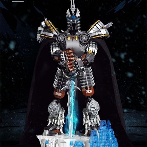1680PCS Movies Series Witch King Building Blocks Human-Shaped Blocks Toys For Boys/Child WarcraftToy Birthday Christmas Gifts